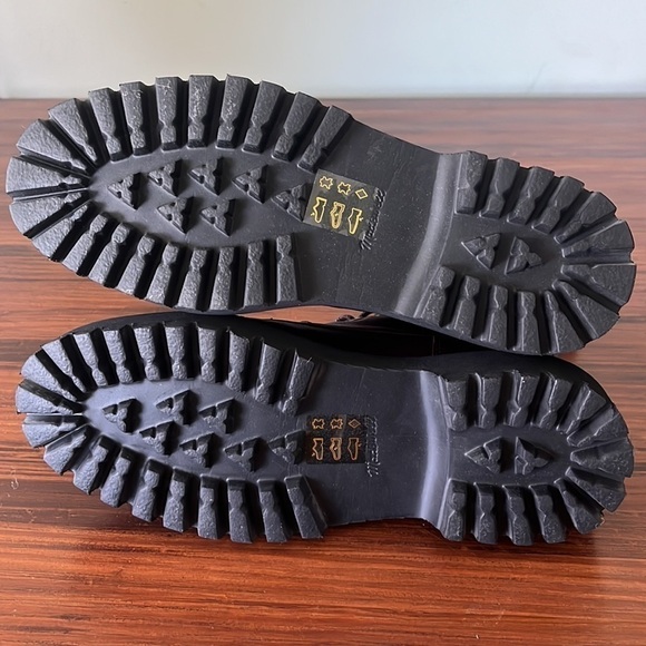 Madewell Rayna Lace Up Boots NG667 Red Leather 7 - Picture 9 of 10